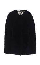 By Malene Birger Kimberly Shearling Reversible Poncho