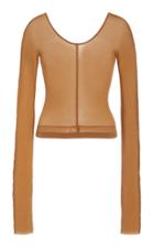 Moda Operandi Helmut Lang Sheer Crewneck Top Size: S