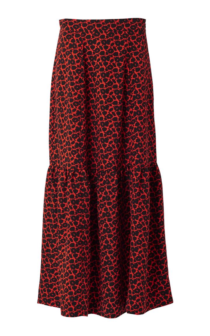 Rodebjer Ziga Leopard-print Maxi Skirt