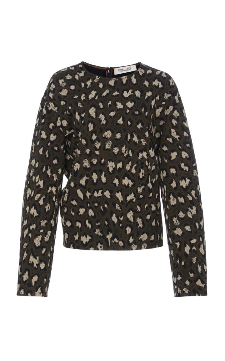 Diane Von Furstenberg Jacquard Blouse