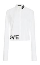 Versace Contrast Text Shirt