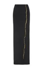 Haider Ackermann Embroidered Jersey Skirt