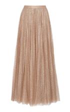 Ralph & Russo Metallic Tulle Maxi Skirt