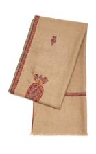 Kashmir Loom Reversible Two-tone Embroidered Cashmere Shawl