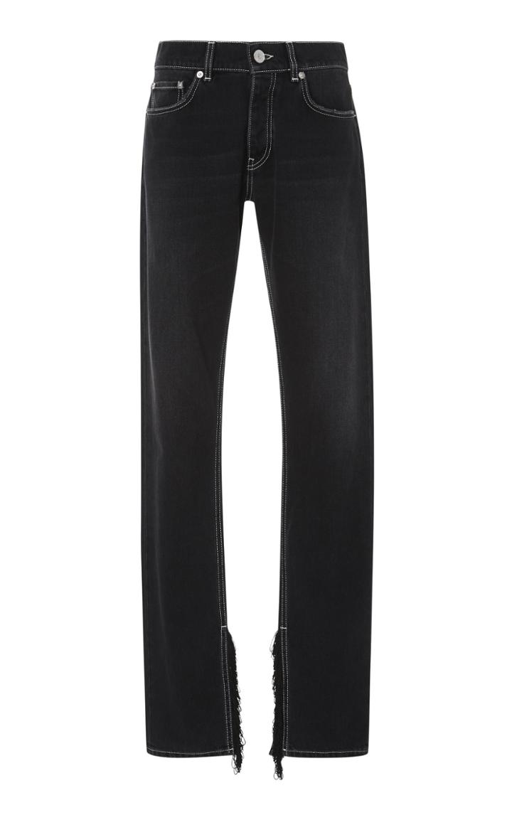 Ganni Rienzi High-rise Fringe Skinny Jeans