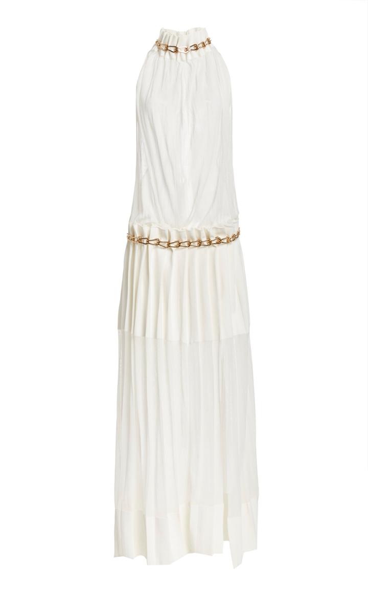 Moda Operandi Dion Lee Pleated Crepe Dress