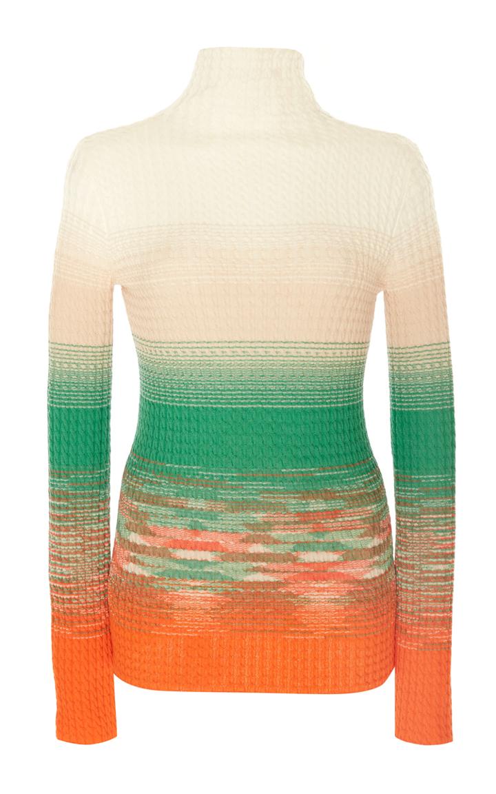 Missoni Braided Ombre Turtleneck Sweater