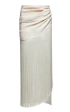 Magda Butrym Coro Cotton-blend Fringe Skirt