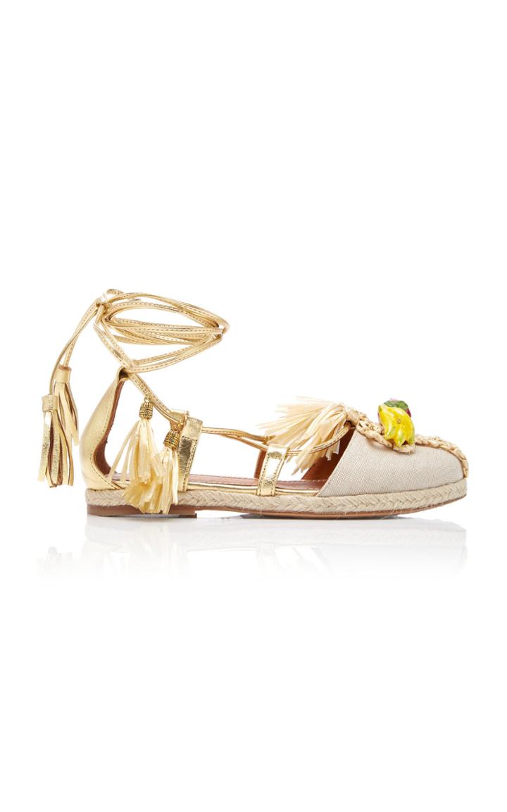 Alameda Turquesa Strawberry Banana Tie Up Espadrille