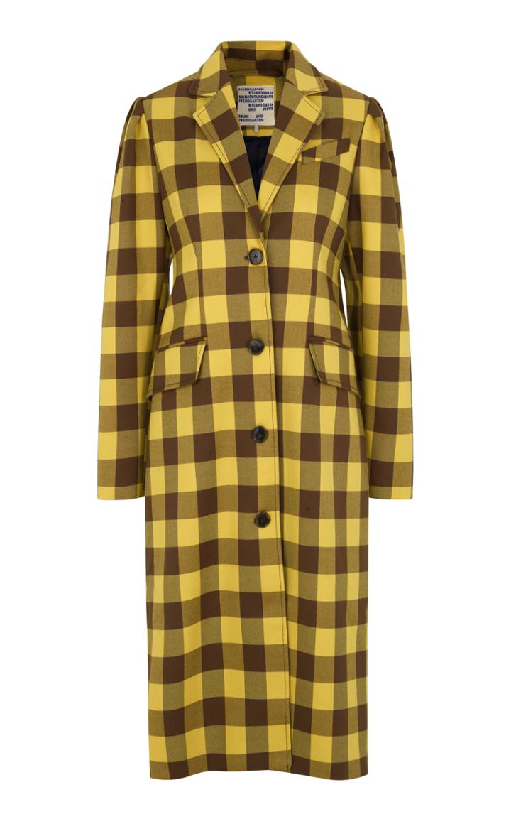 Moda Operandi Baum Und Pferdgarten Daphnie Checked Cady Coat