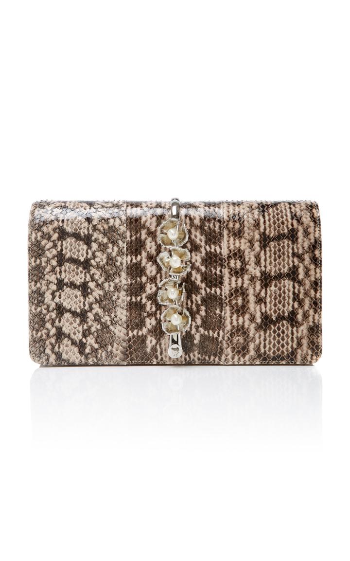 Thale Blanc Elaphe Imperial Orchid Clutch