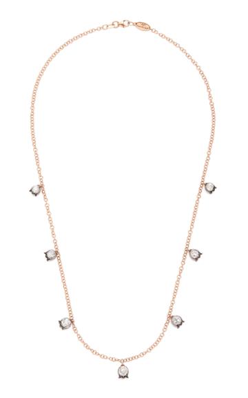 Mindi Mond Faberge' Diamond Drop Necklace