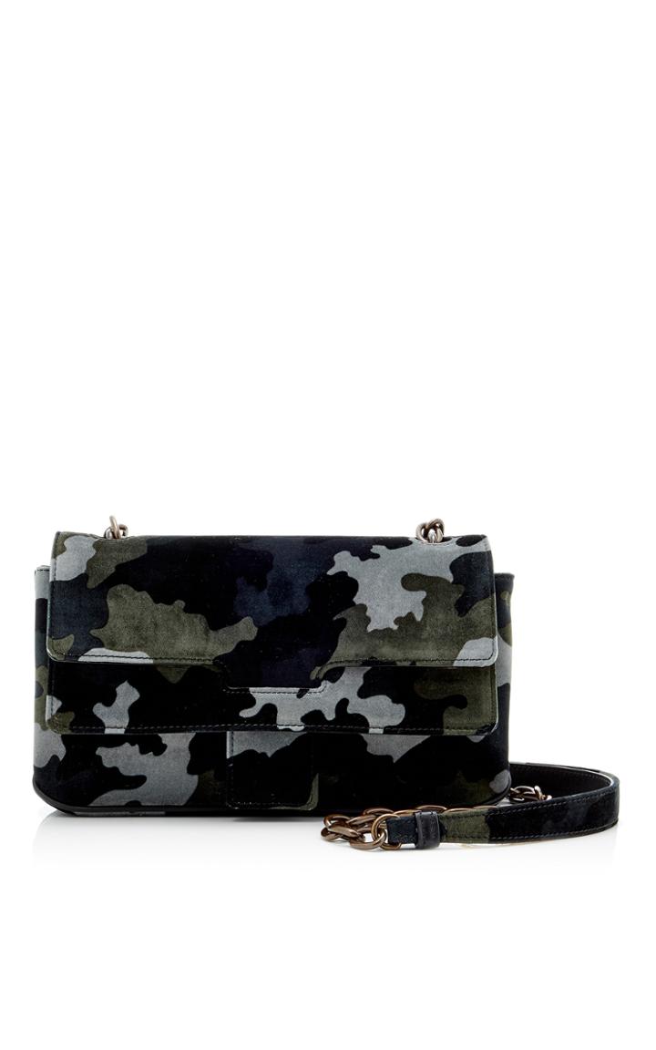 Tomas Maier Camo Flock Cross Body Bag