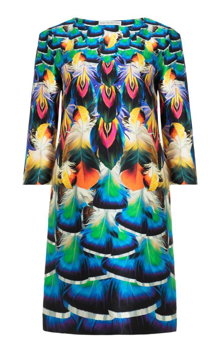 Mary Katrantzou Shea Printed Shift Dress