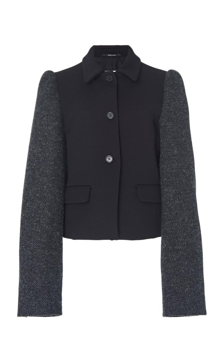 Maison Margiela Two-tone Crepe Jacket