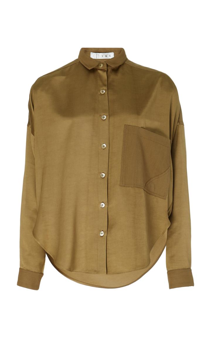 Tre By Natalie Ratabesi Iris Satin Blouse