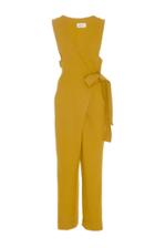 Whit Emi Wrap Wool Jumpsuit