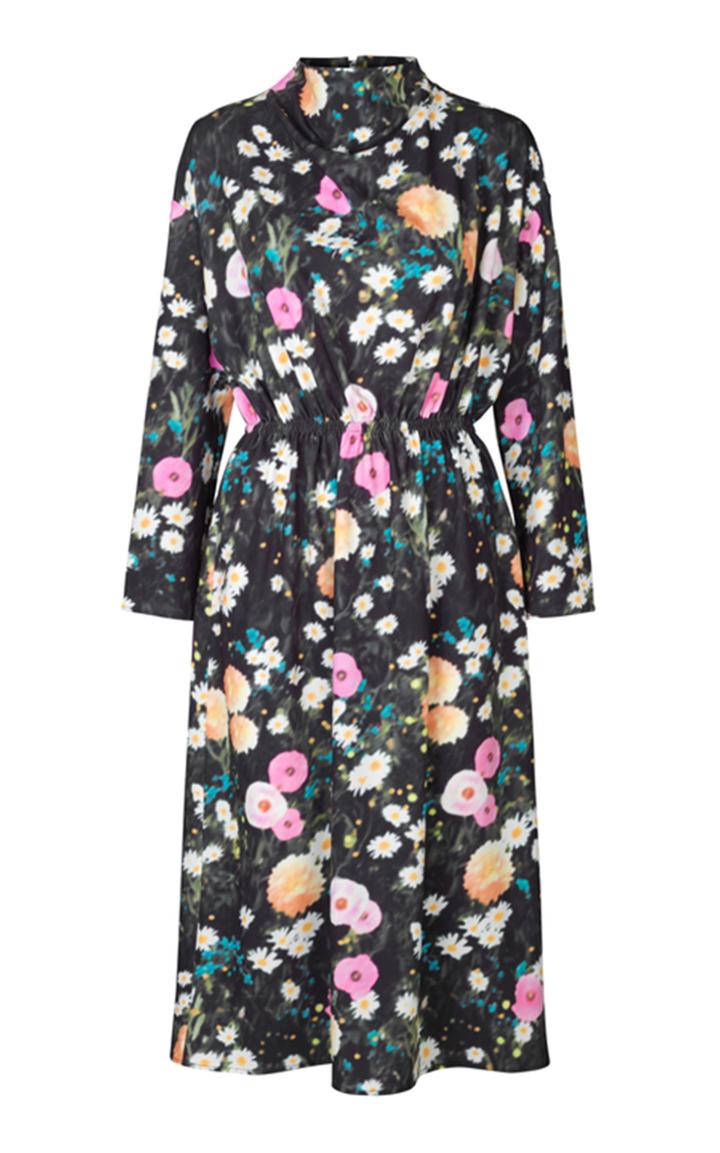 Moda Operandi Stine Goya Jay Floral Crepe Midi Dress