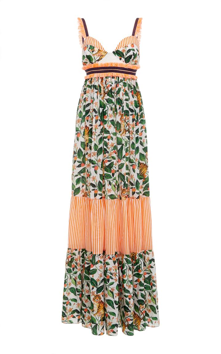 Love Binetti Eye Of The Tiger Maxi Dress