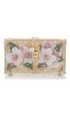 Dolce & Gabbana Crystal-embellished Floral Clutch