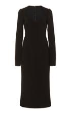 Dolce & Gabbana Sweetheart Neckline Crepe Dress