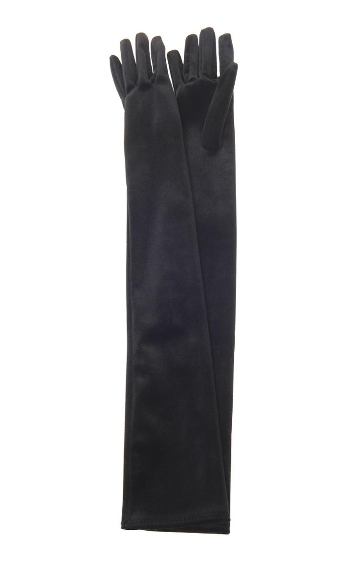 Alberta Ferretti Suede Gloves