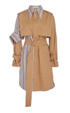 Silvia Tcherassi Deconstructed Federica Cotton Trench Coat