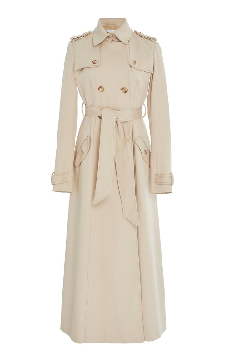 Gabriela Hearst Casatt Cotton Gabardine Trench