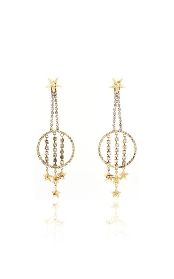 Erickson Beamon Reach For The Stars Hoop Earrings
