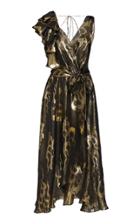 Temperley London Eda Printed Silk-blend Dress