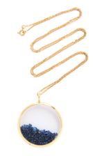 Aurlie Bidermann Large Chivor Blue Sapphires Pendant Necklace