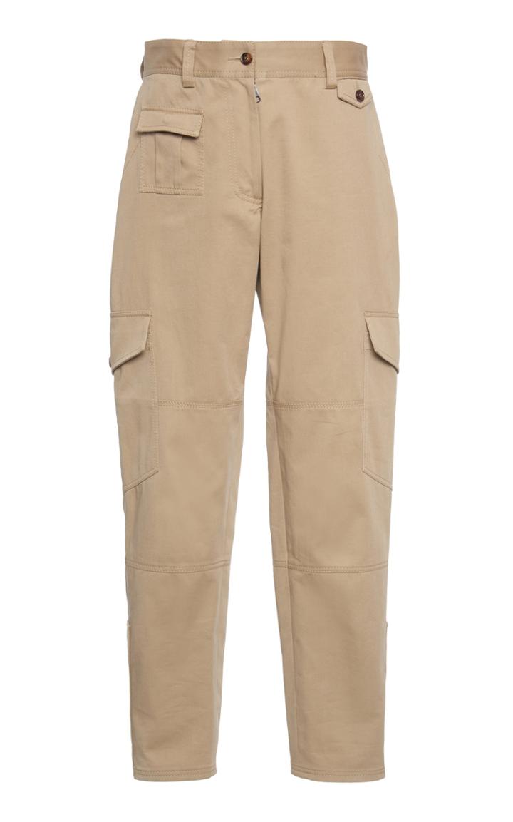 Dolce & Gabbana Cotton-gabardine Straight-leg Pants