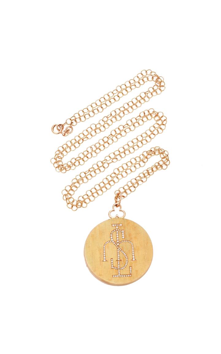 Devon Woodhill Large Monogram Locket