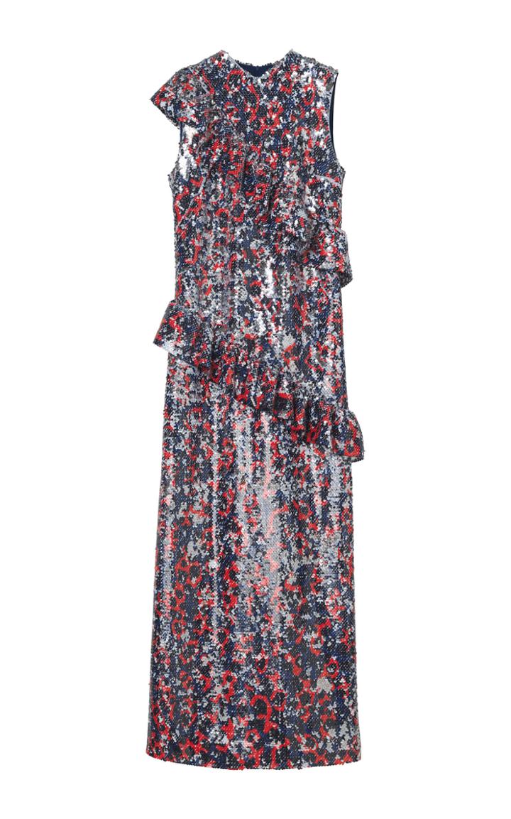 By Malene Birger Helinus Rpinted Sequin Maxi Dress
