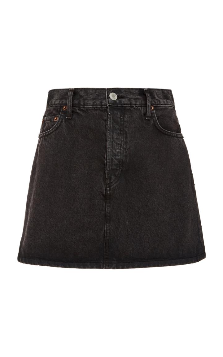 Re/done '60's Denim Mini Skirt