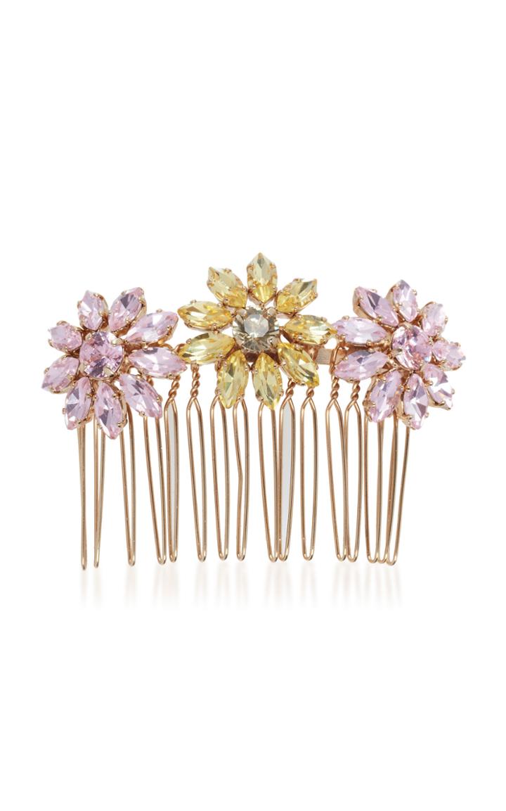 Moda Operandi Rosantica Crystal-embellished Hair Comb