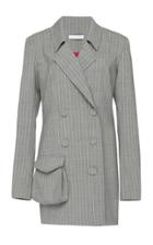 Eleanor Balfour Estella Double-breasted Wool Mini Dress