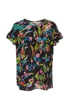 Banjanan Paula Floral Silk Crepe Top