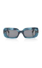 Oliver Peoples Saurine Square-frame Acetate Sunglasses