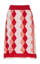 Dondup Diamond Print Skirt