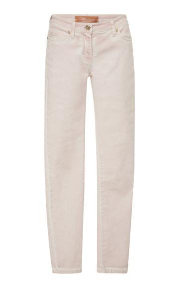 Blumarine Lace Trim Jeans
