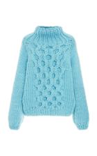 I Love Mr. Mittens Honeycomb-knit Wool Turtleneck Sweater