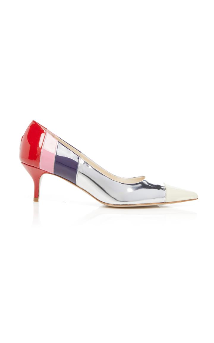 Delpozo Striped Pump