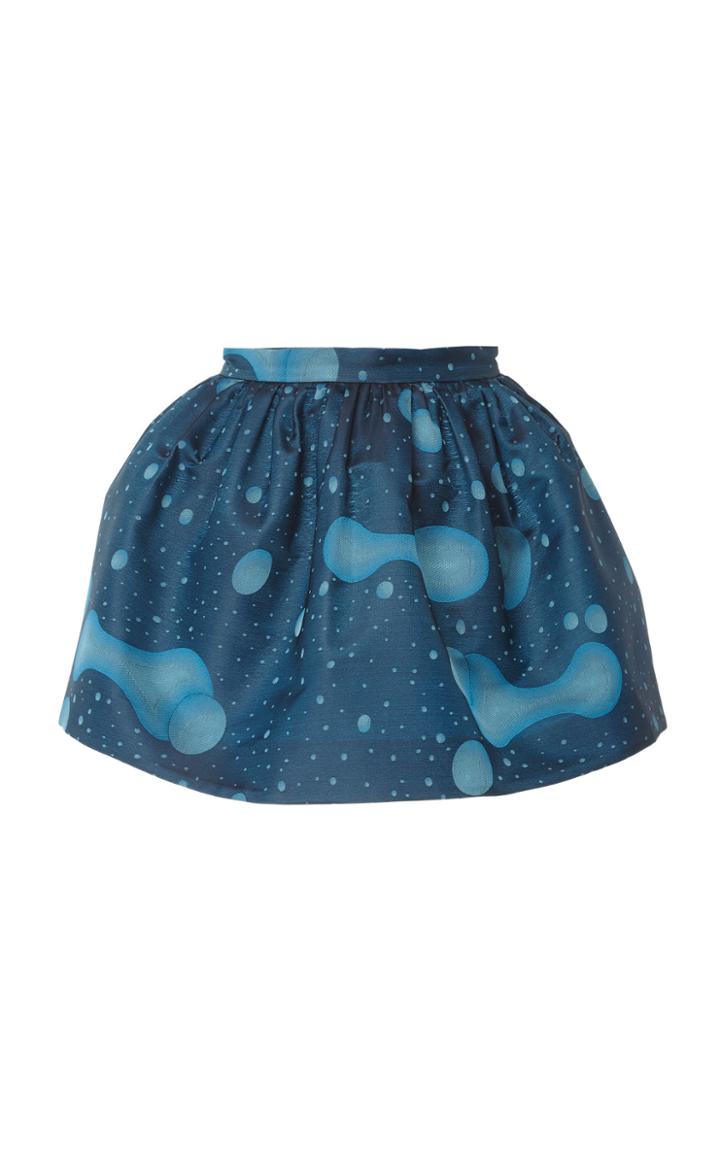 Christopher Kane Silk Jacquard Cupcake Mini Skirt