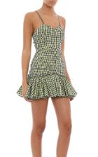 Moda Operandi Philosophy Di Lorenzo Serafini Checkered Ruched Taffetta Mini Dress
