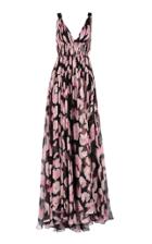 Moda Operandi Maria Lucia Hohan Dottie Floral-print Georgette Gown Size: 36