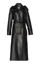 Attico Leather Trench Coat