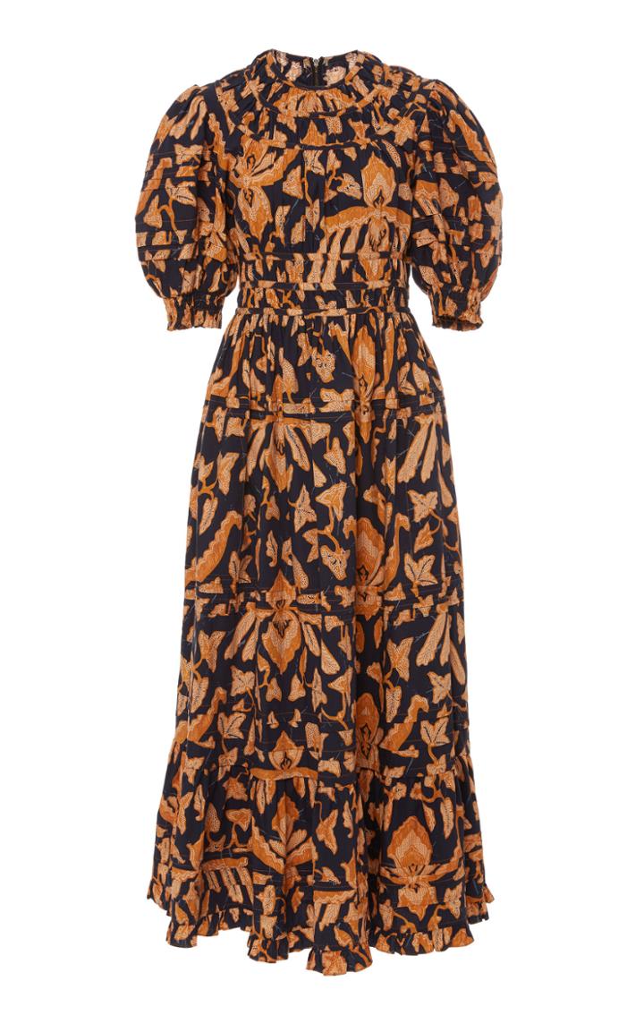 Ulla Johnson Indah Cotton Printed Dress