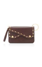 Dolce & Gabbana Stud-embellished Leather Shoulder Bag