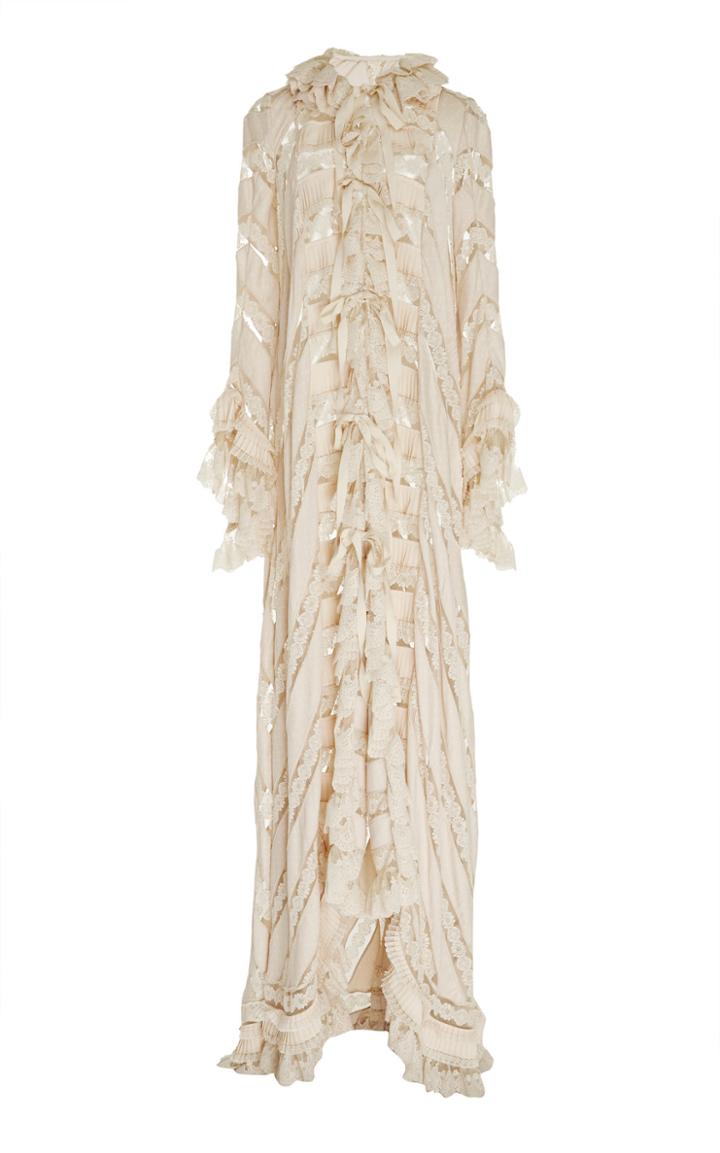 Zimmermann Tempest Pleat Lace Dress
